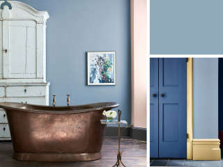 Little Greene Intelligent Satin - Grauer Stein 276