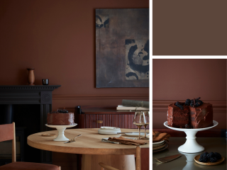Little Greene Intelligent Satin - Ganache 345