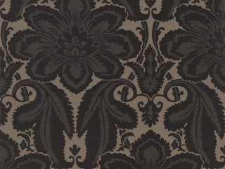 klassische Tapete Albemarle Street - Charcoal Little Greene
