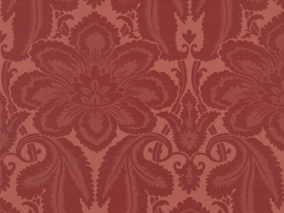 Rote Tapete Little Greene - Albemarle Street - Flame