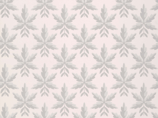 Licht rosa Tapete mit Blättern in Grau von Little Greene Clutterbuck - Puce
