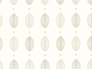 Cones - Lint Tapete von Little Greene mit weißem/beigem Hintergrund