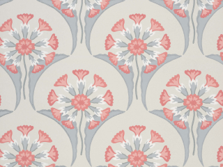 Little Greene Blumentapete Hencroft - Bone China