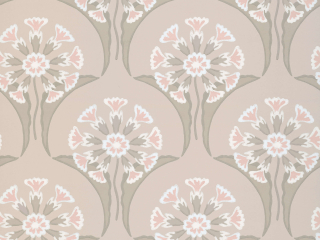 Tapete mit Blumen Hencroft - Lute von Little Greene
