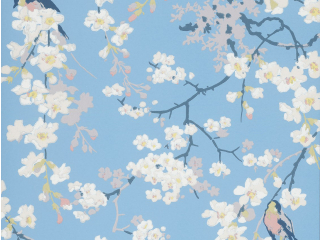 Little Greene Massingberd Blossom - Hellblau