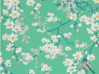 Little Greene Massingberd Blüte - Verditer