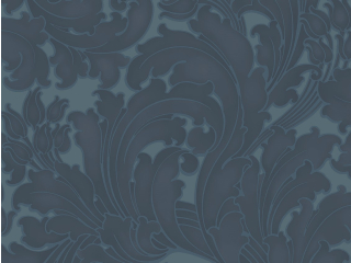 Little Greene Tulip - Blau-Schwarz