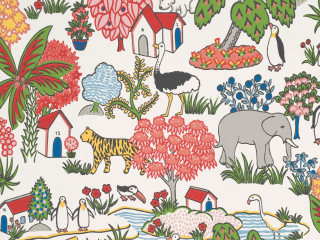 Little Greene Tapete Atomares Tierreich