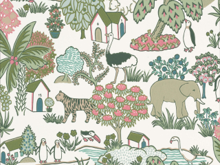 Little Greene Tapete Tierreich Puck