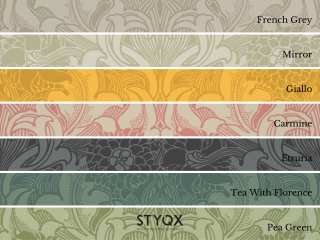 Little Greene Dahlia Scroll - Spiegel