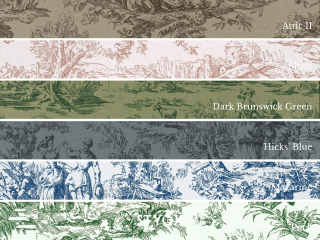Little Greene Toile der Liebenden - Blush