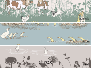 Little Greene Späße am Flussufer - Gackern