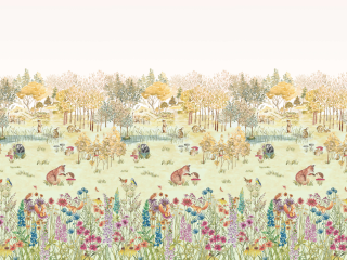 Little Greene Tapete Potters Waldernte