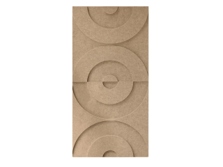 Maeven Art akustische 3D-Paneele Maya II - Sand (Set aus 2)