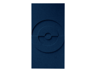 Maeven Art akustische 3D-Paneele Maya VI - Navy Blue (Set mit 2)