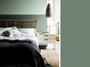 Little Greene - Ambleside 304 als Kopfteil hinter dem Bett
