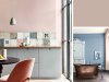 Little Greene - Light Peachblossom 3 an der Wand und als Akzentfarbe