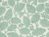 Beech Nut - Rubine Tapete mit mintgrünen Blätter von Little Greene