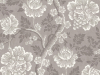 Monochrome Blumentapete Gustav - Throphy
