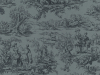 Little Greene Toile der Liebenden - Hicks' Blau