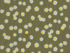 Little Greene Moon Daisies - Olivfarbe