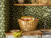 Little Greene Moon Daisies - Olivfarbe
