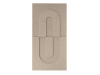Maeven Art akustische 3D-Paneele Maya IV - Beige (Set mit 2)