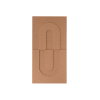 Maeven Art akustische 3D-Paneele Maya IV - Cognac (Set von 2)
