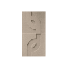 Maeven Art akustische 3D-Paneele Maya V - Beige (Set mit 2)