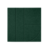 Maeven Art akustisches Paneel Sadé VIII - Deep Green