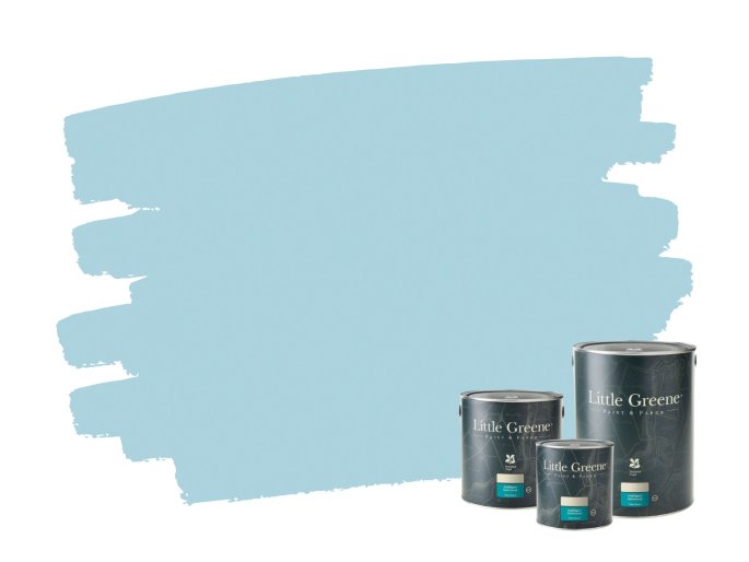 Little Greene Sky Blue 103 Intelligent Satin