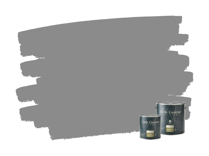 Little Greene Intelligent Exterior Eggshell - Mittlere Lead-Farbe 114