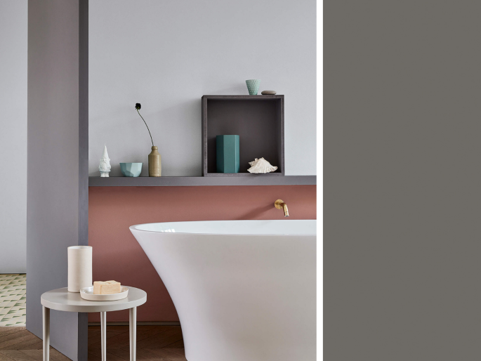 Little Greene - Dark Lead Colour 118 an einer Tür