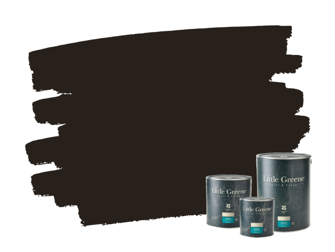 Little Greene Chocolate Colour 124 Intelligent Satin