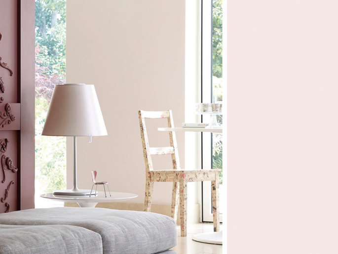 Little Greene - Chemise 139 an der Wand im Wohnzimmer
