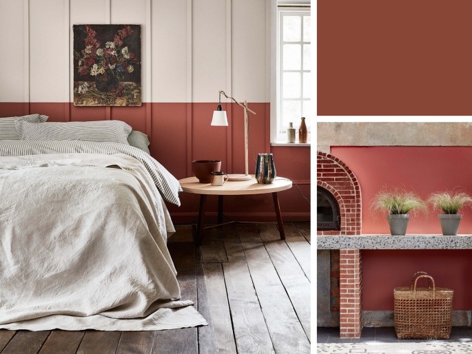 Little Greene Intelligent Exterior Eggshell - Tuscan Red 140