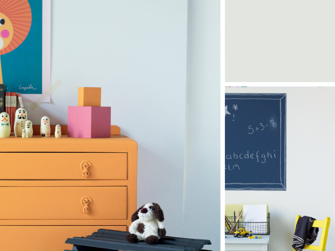 Little Greene - Bone China Blue Pale 182 im Schlafzimmer