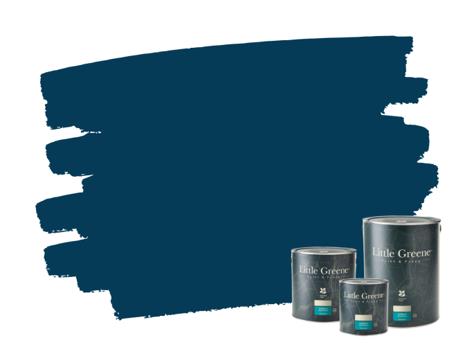 Little Greene Deep Space Blue 207 Intelligent Satin