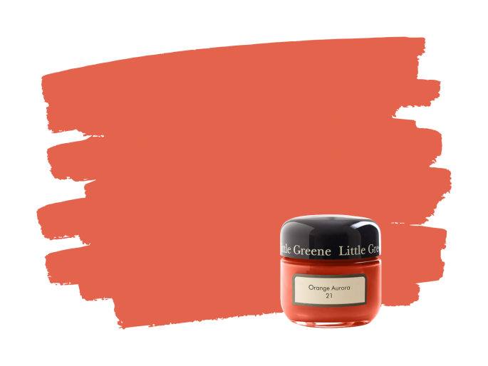 Little Greene Orange Aurora 21 Probedose