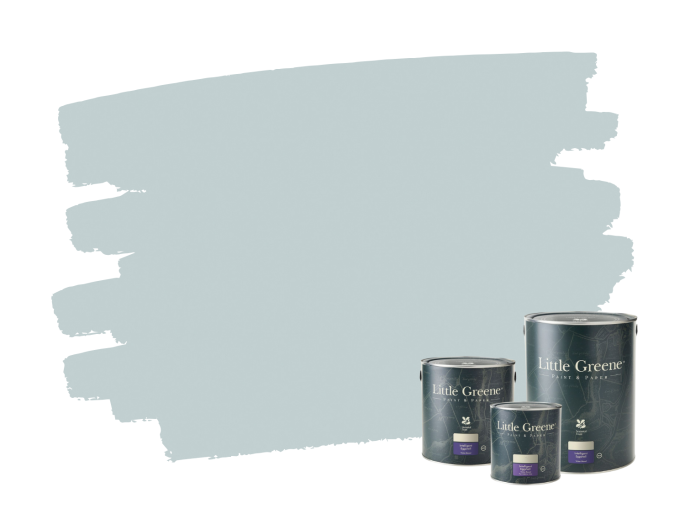 Little Greene Knochenporzellan Zartblau 325 Intelligent Eggshell