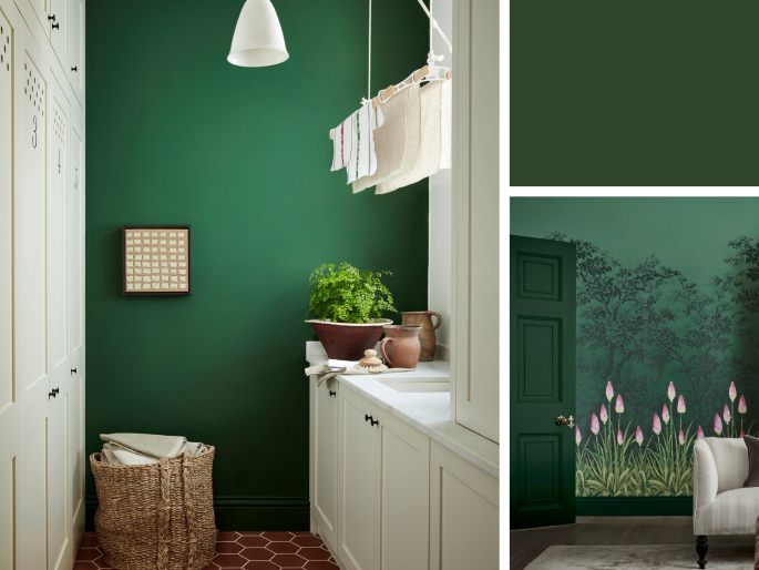Little Greene Intelligent Floor Paint - Dunkles Brunswickgrün 88