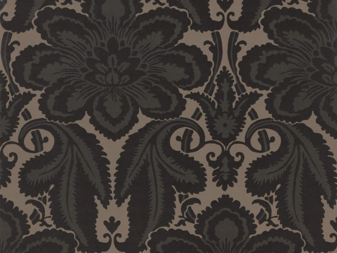 klassische Tapete Albemarle Street - Charcoal Little Greene