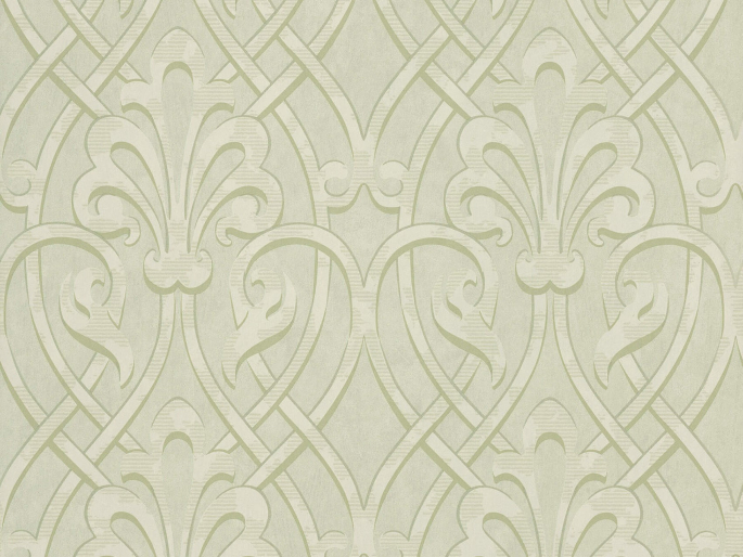 Klassische Tapete Brook Street - Laurel von Little Greene