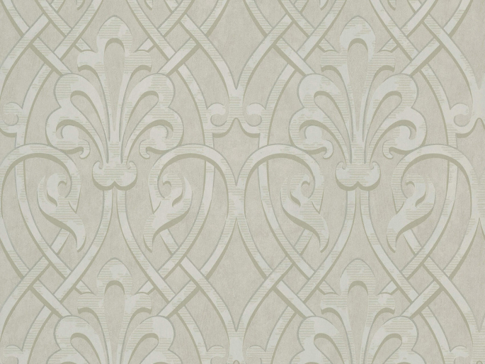 Brook Street - Palazzo Tapete mit klassischem Muster in beiger Ausführung von Little Greene