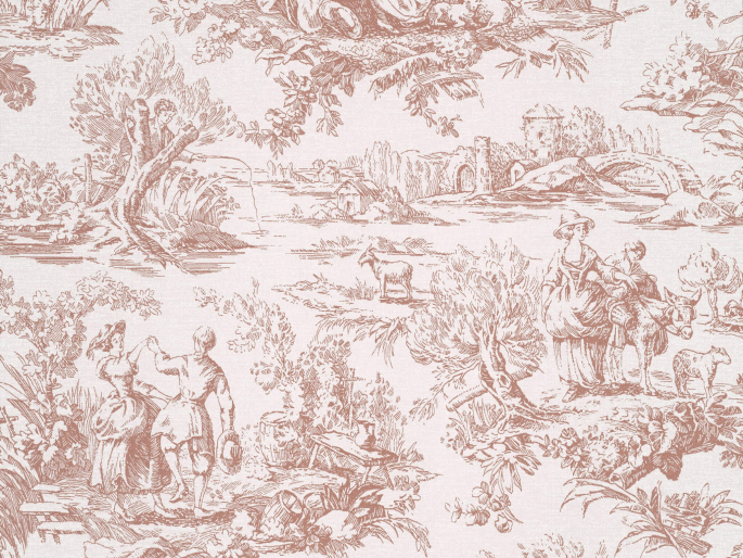 Little Greene Toile der Liebenden - Blush