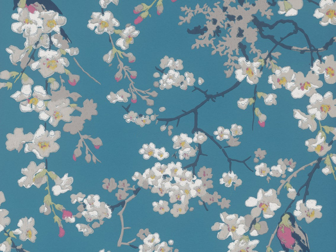 Little Greene Massingberd Blüte - Tiefblau