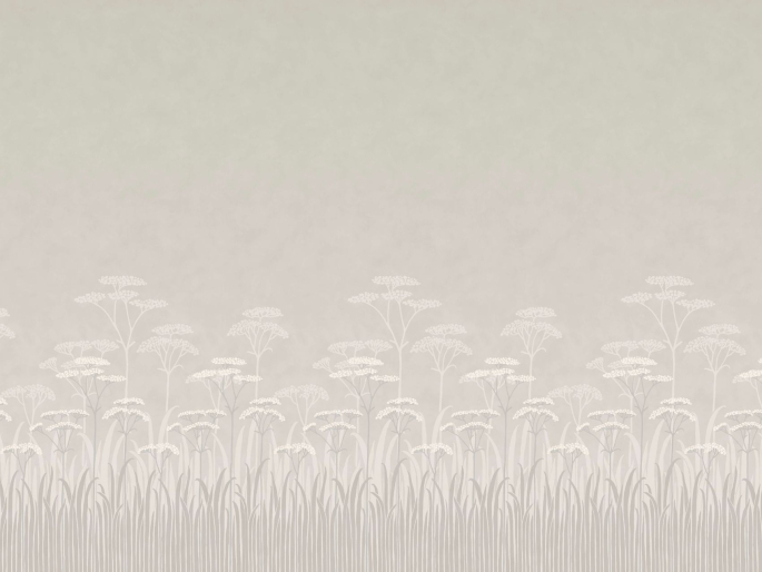 Achillea - Brume Tapete von Little Greene