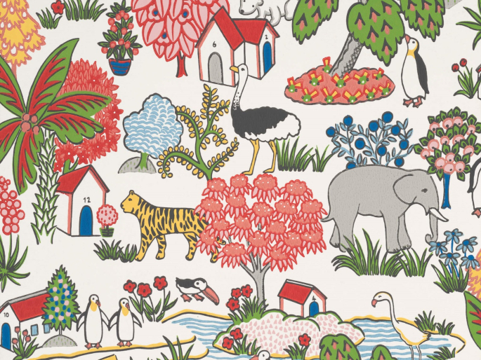 Little Greene Tapete Atomares Tierreich