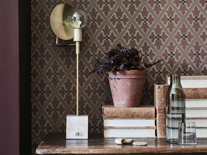 Little Greene Tapete Bayham Abbey - Monarch Stimmungsfoto