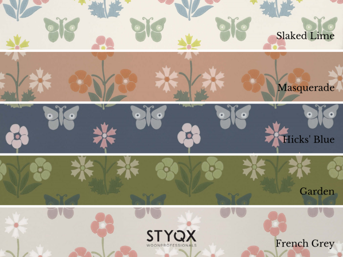 Little Greene Burges Schmetterling - Maskerade